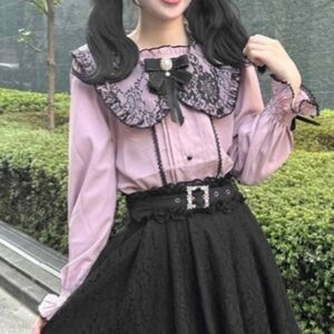 Rojita Sailor Collar Blouse (Pink)